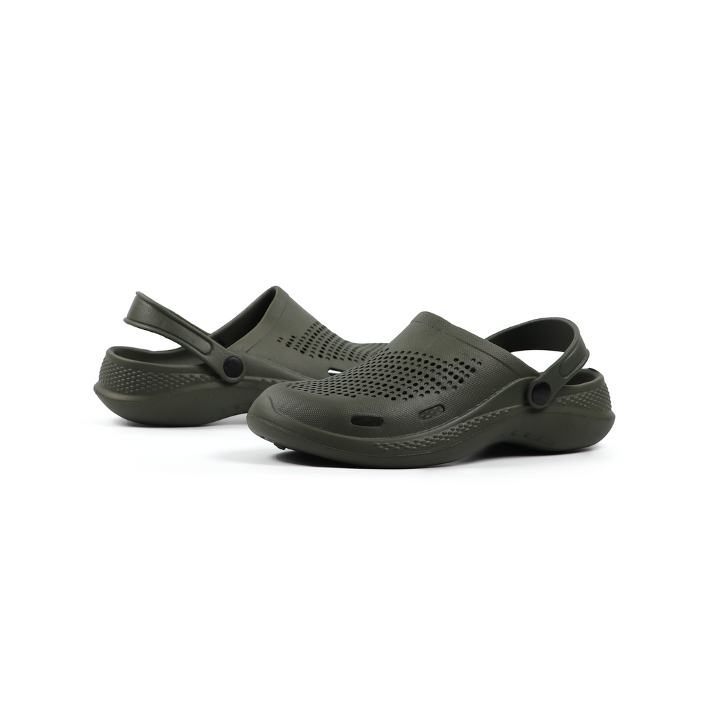 Planate Clog SlipOns - Forest Green