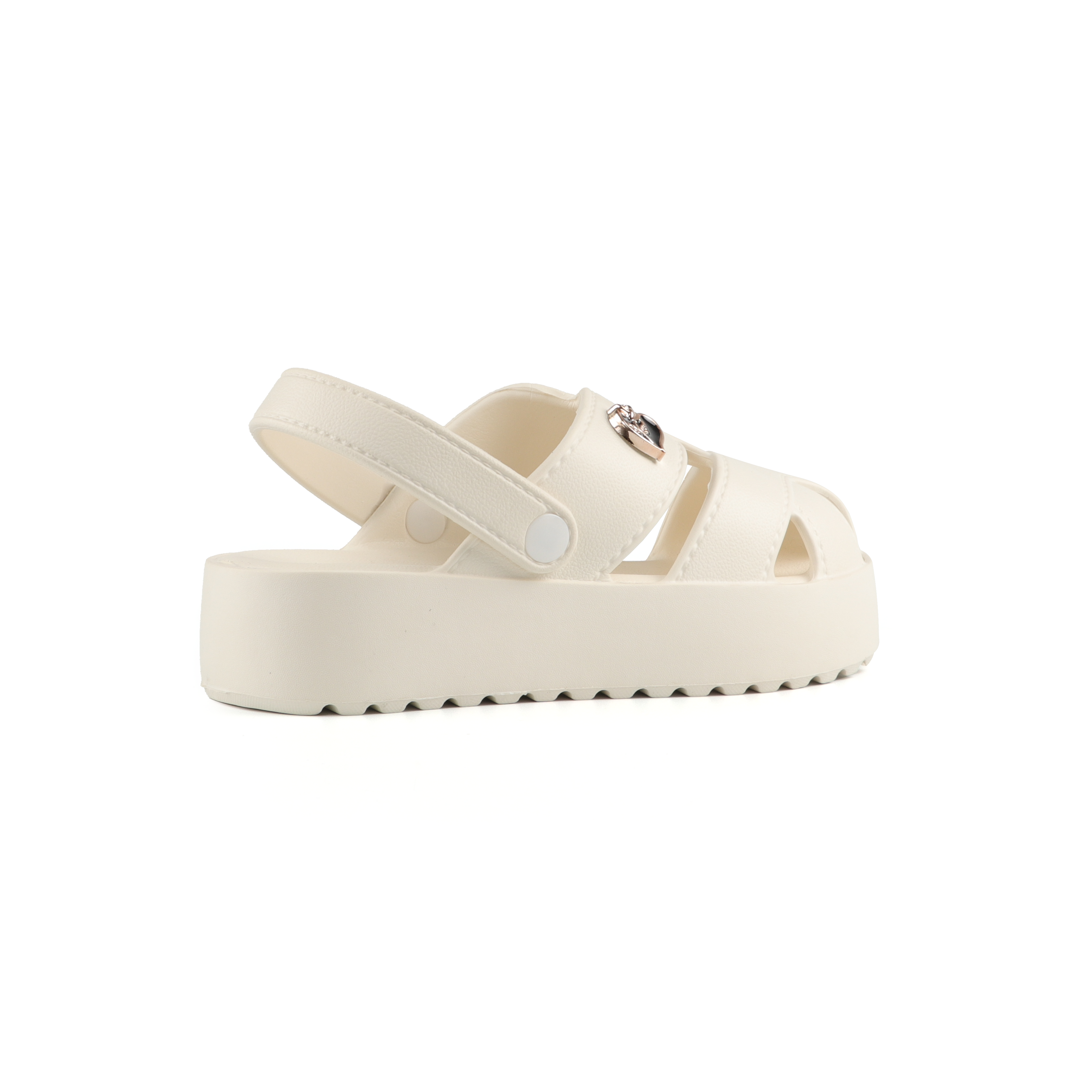 Ella Female Slides - White