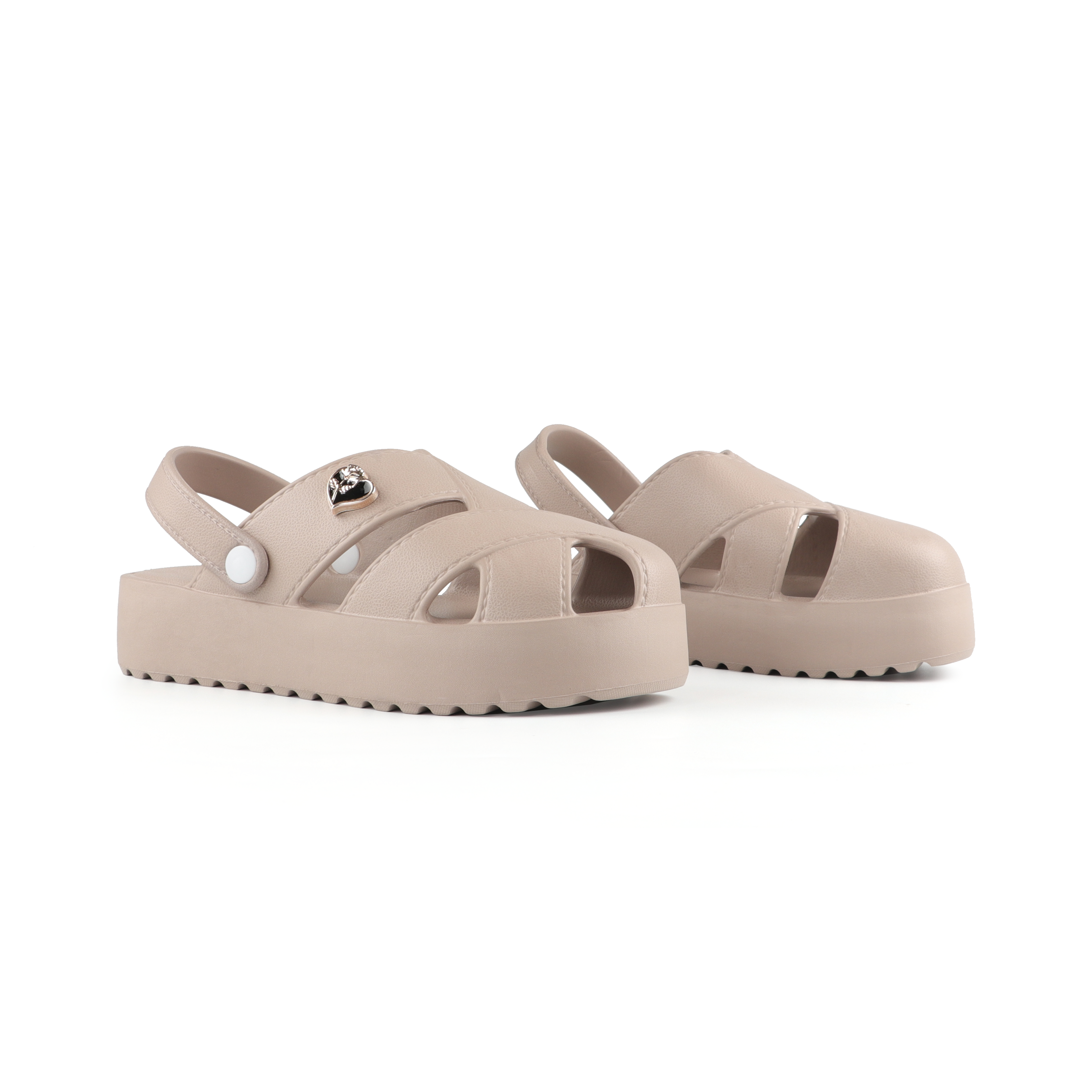 Ella Female Slides - Mocha