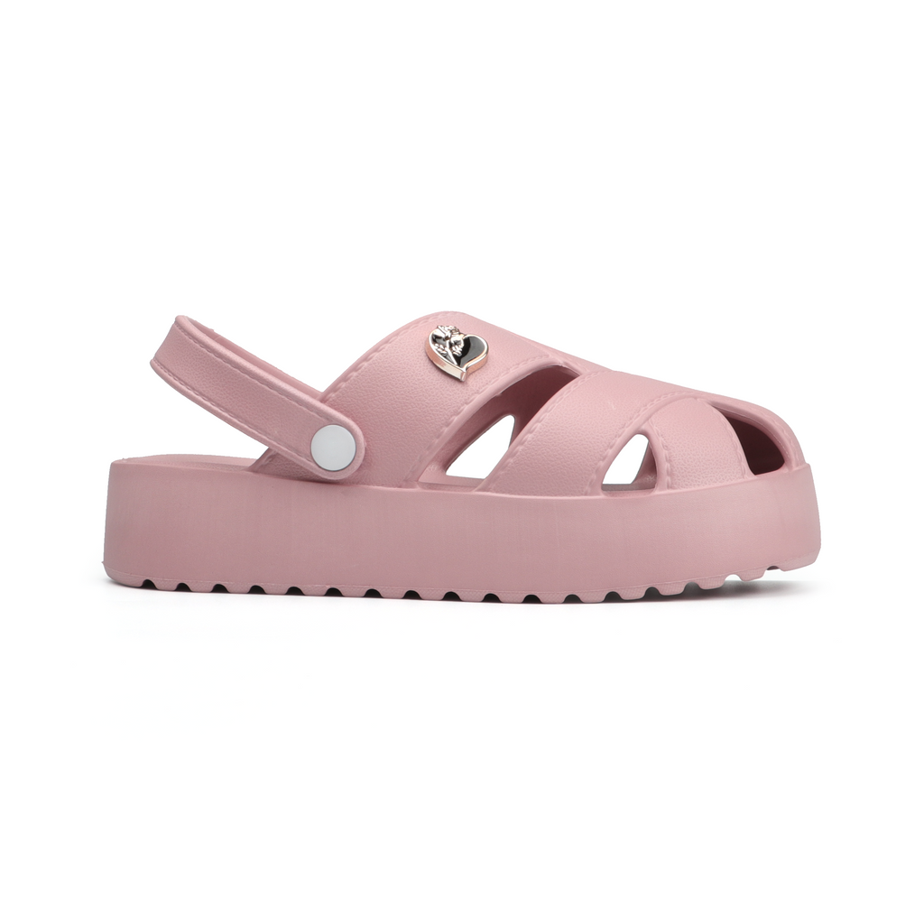 Ella Female Slides - Pastel Pink