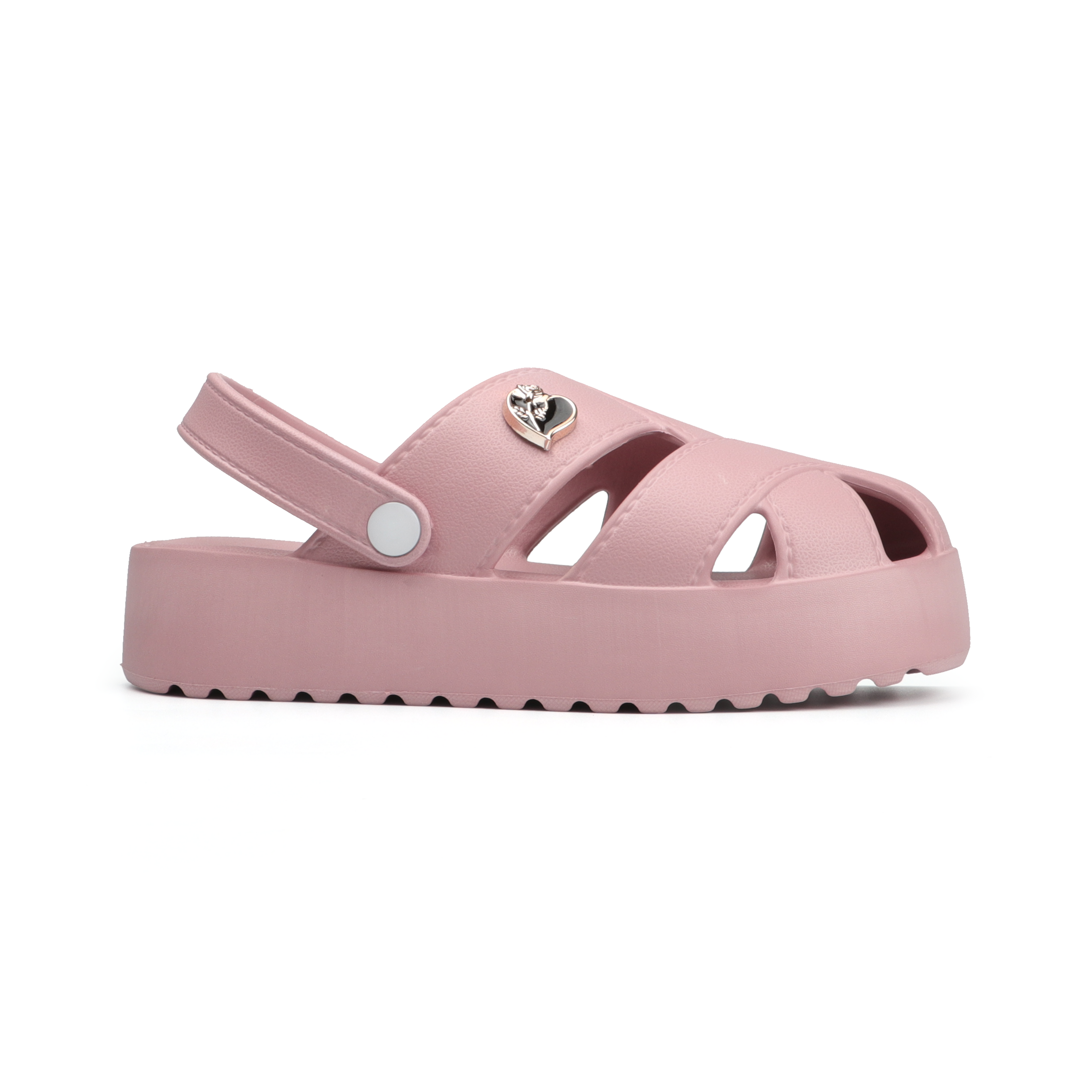 Ella Female Slides - Pastel Pink