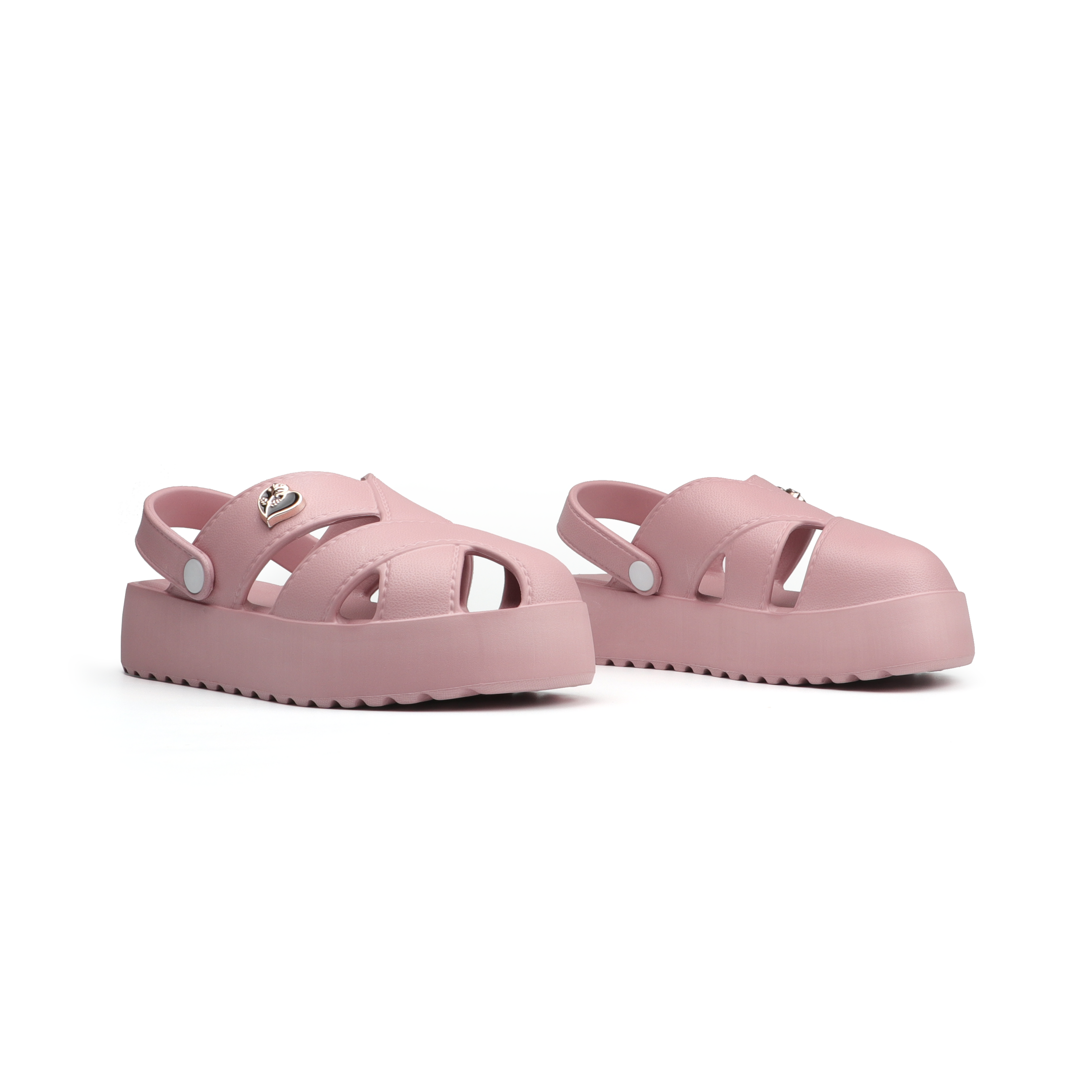 Ella Female Slides - Pastel Pink