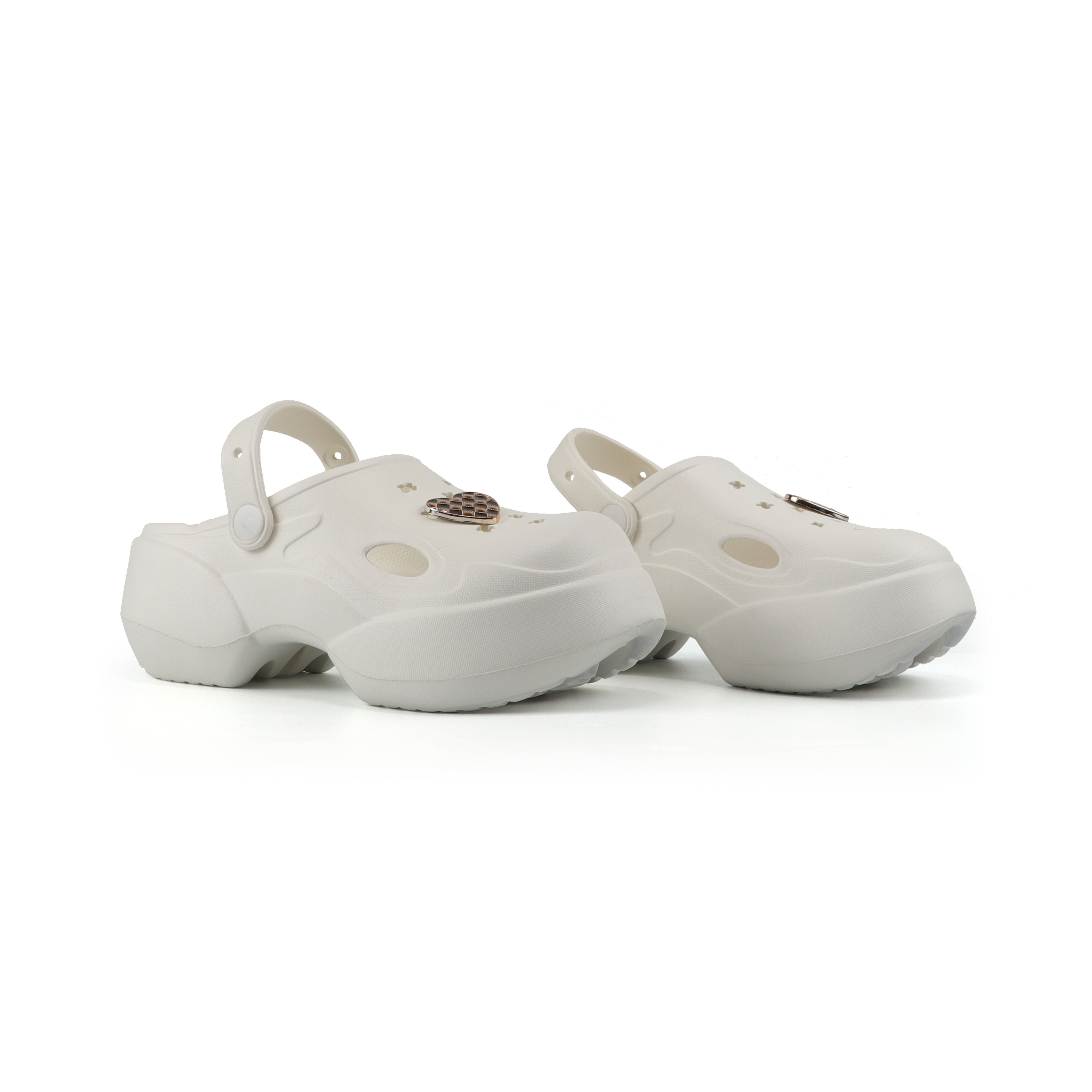 Nora Female Slides - White