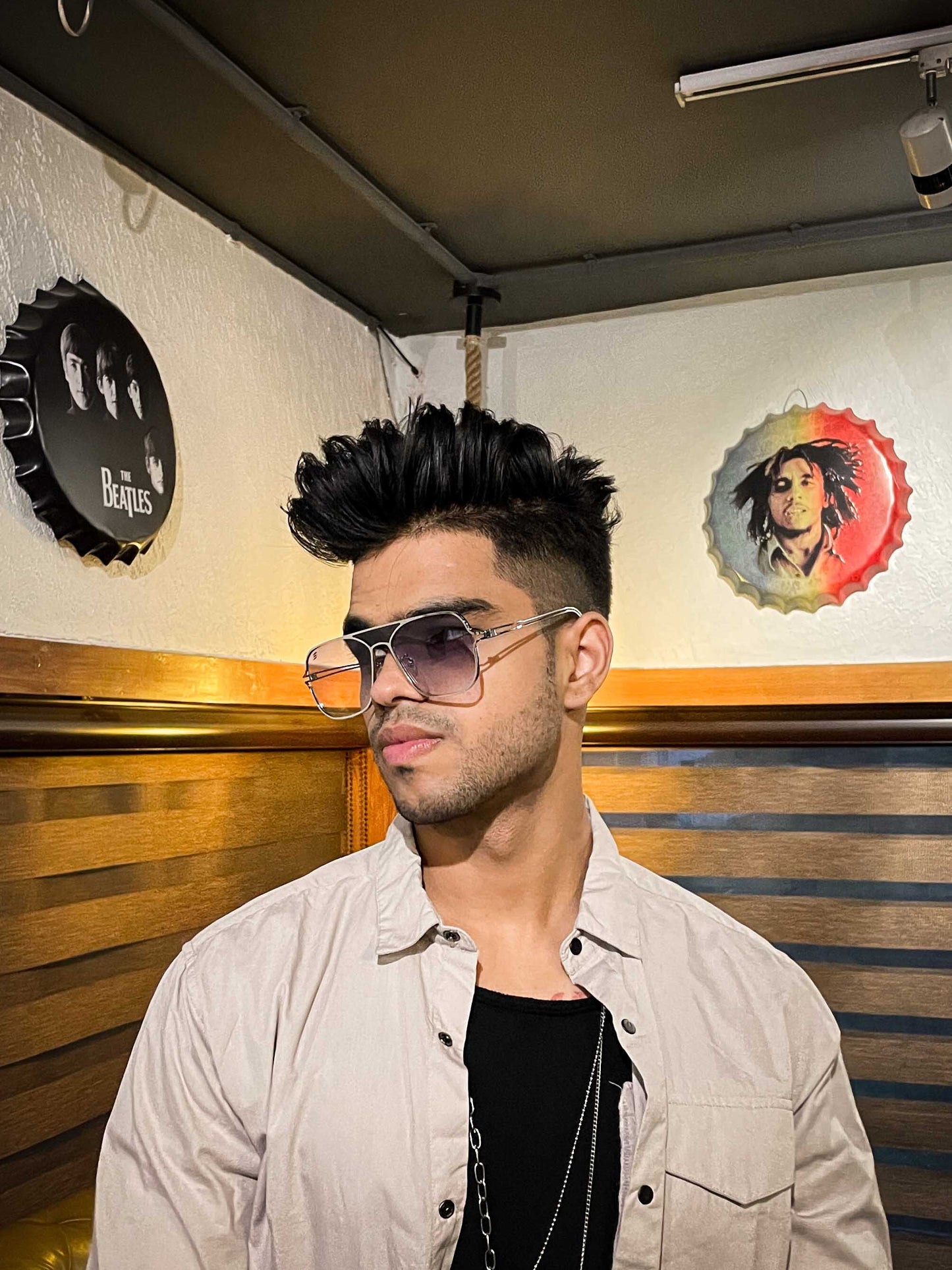 George metal shades (Dark Brown)