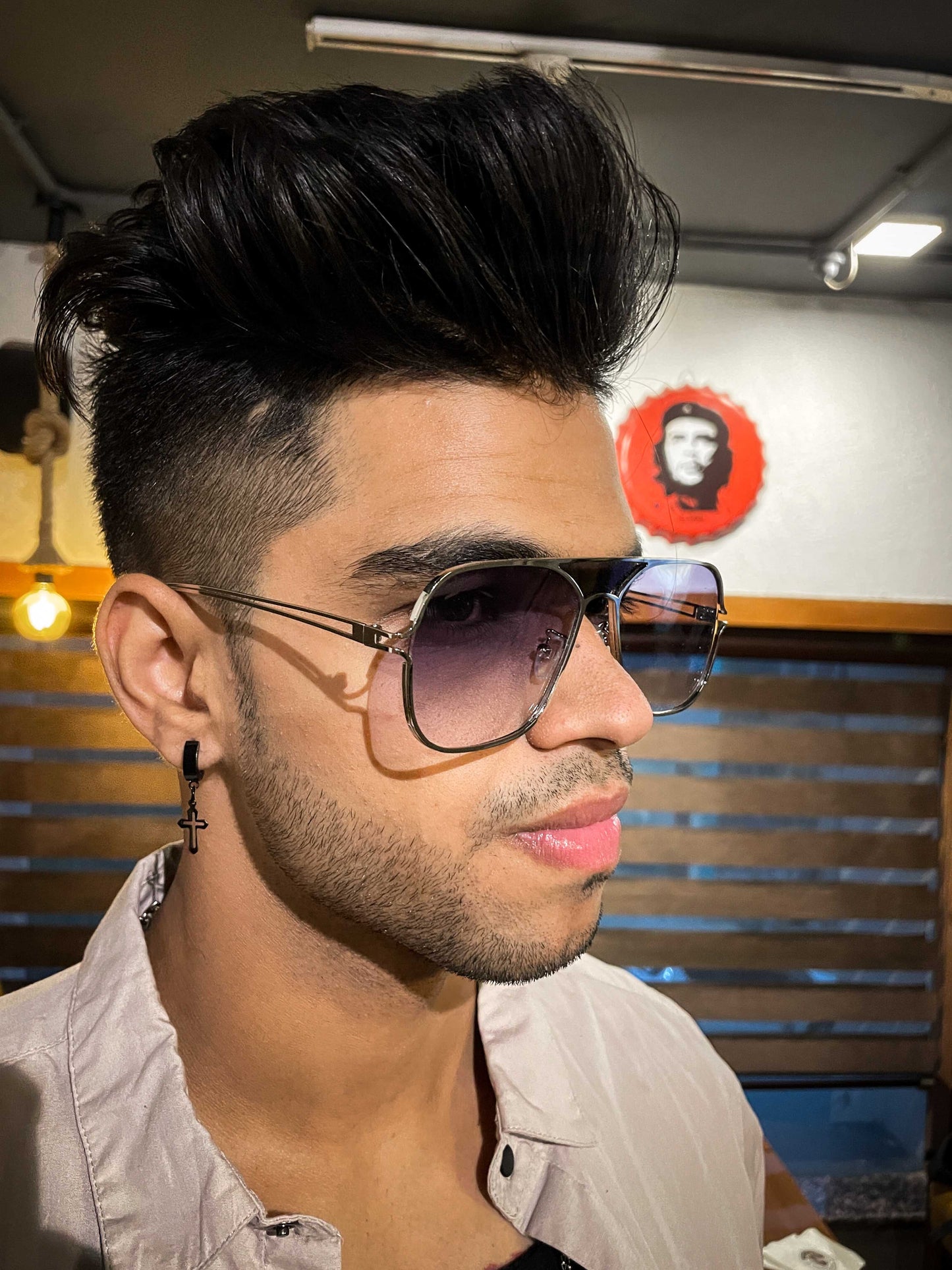 George metal shades (Dark Brown)