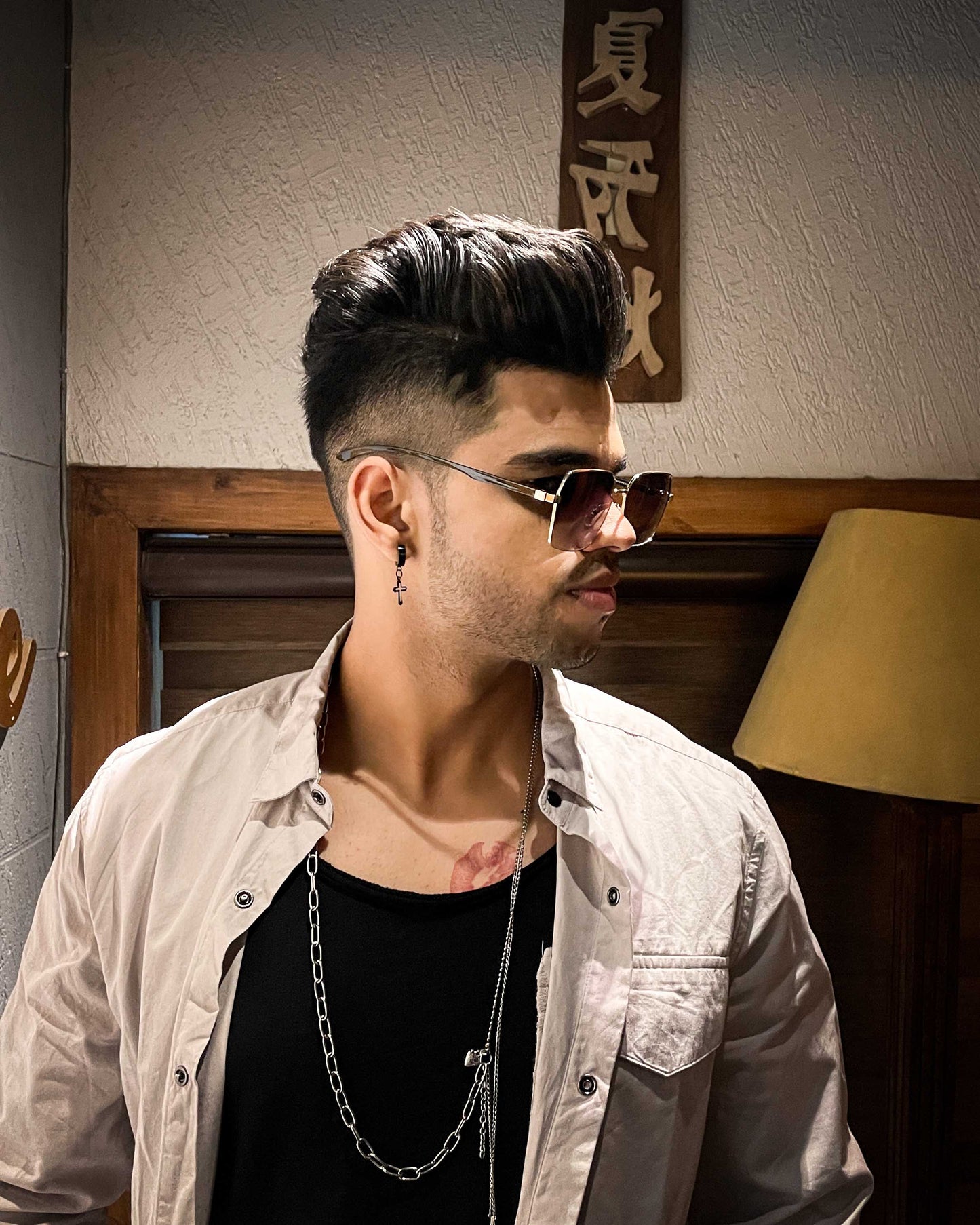 Frais metal square shades (Venom gold black)