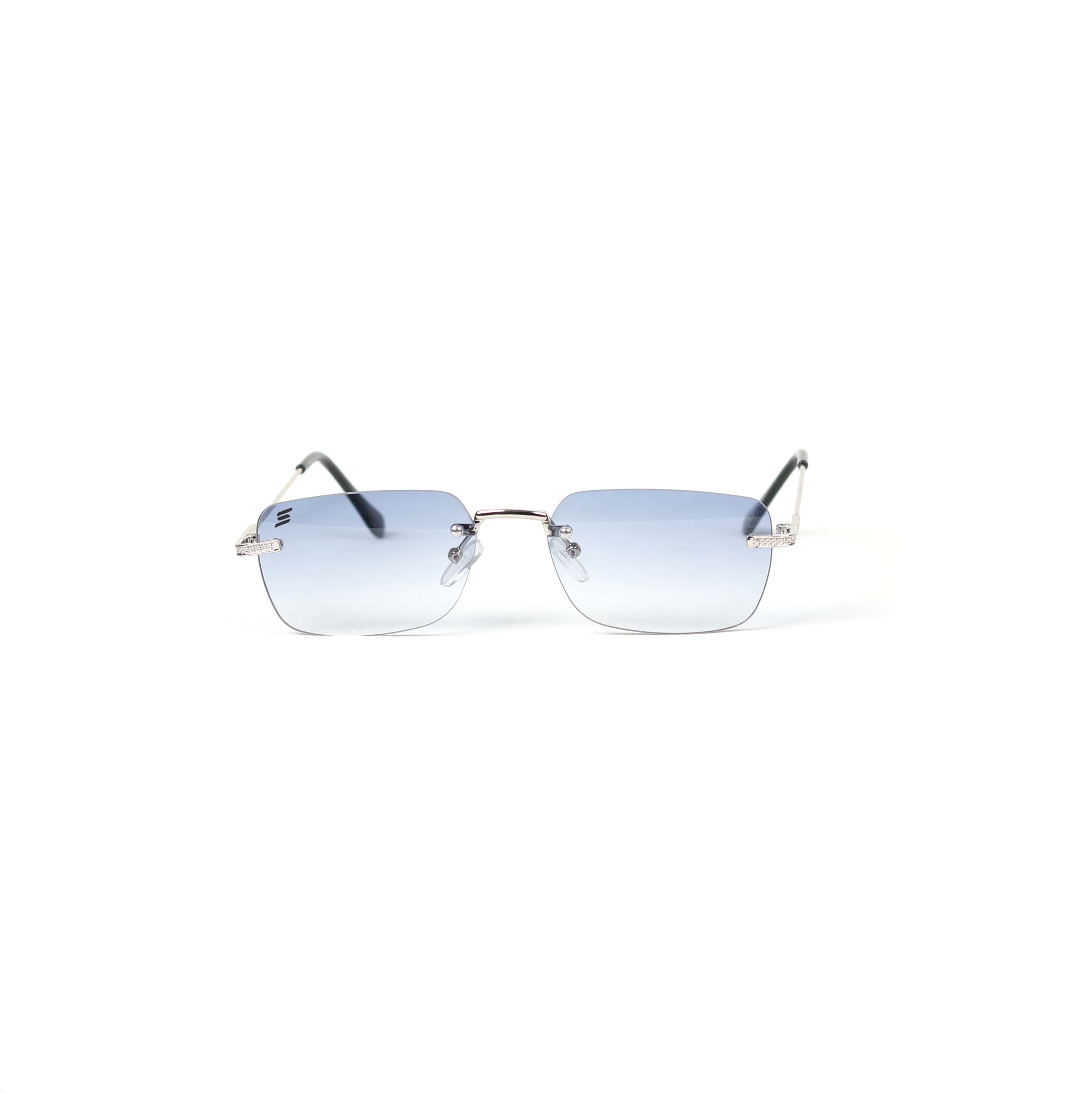 Bandit 3 piece metal shades (Atmos blue silver)